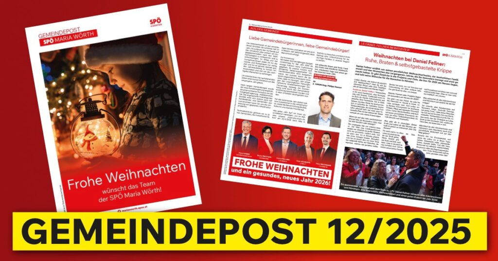 Gemeindepost Dezember 2025 Maria W&ouml;rth