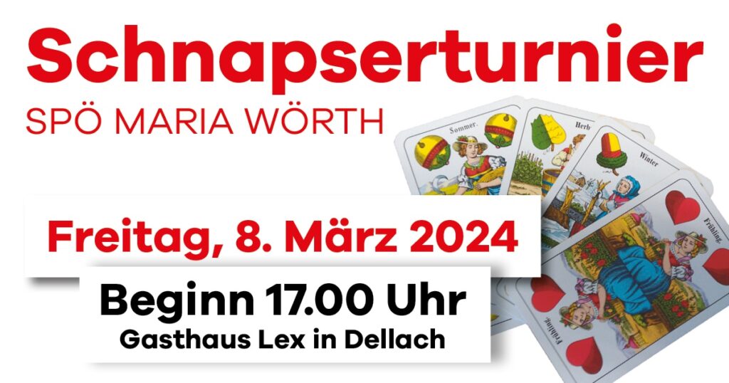 Schnapserturnier der SPÖ Maria Wörth
